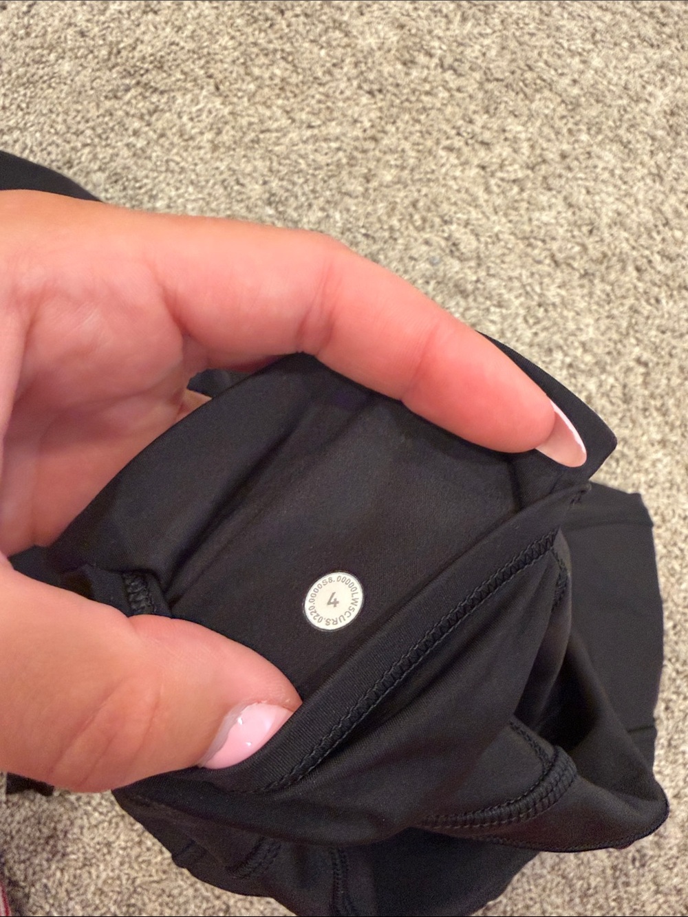 Lululemon Fast and Free Leggings 25” size 6 Black - Picture 4 of 6